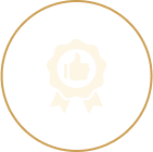 Circular logo with a stylized letter 'Q' inside, surrounded by a gold border.