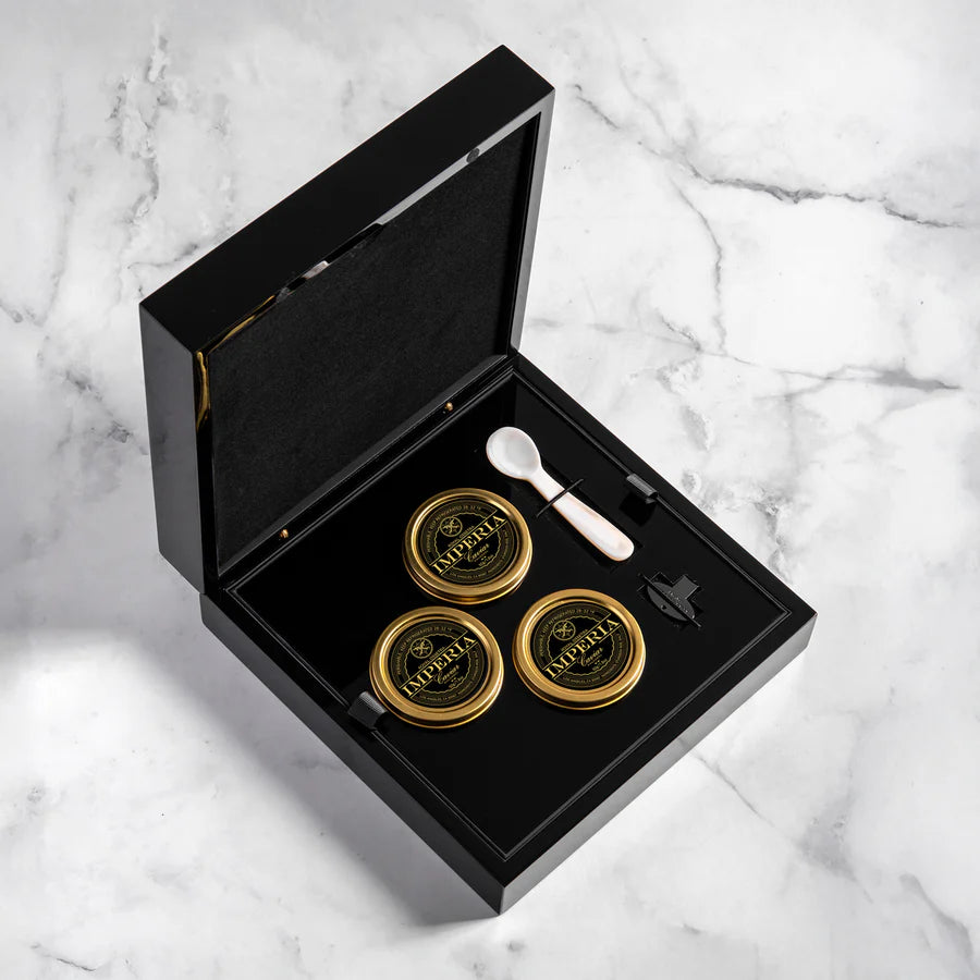 CAVIAR GIFT BOX (Caviar, Spoon & Key Included)