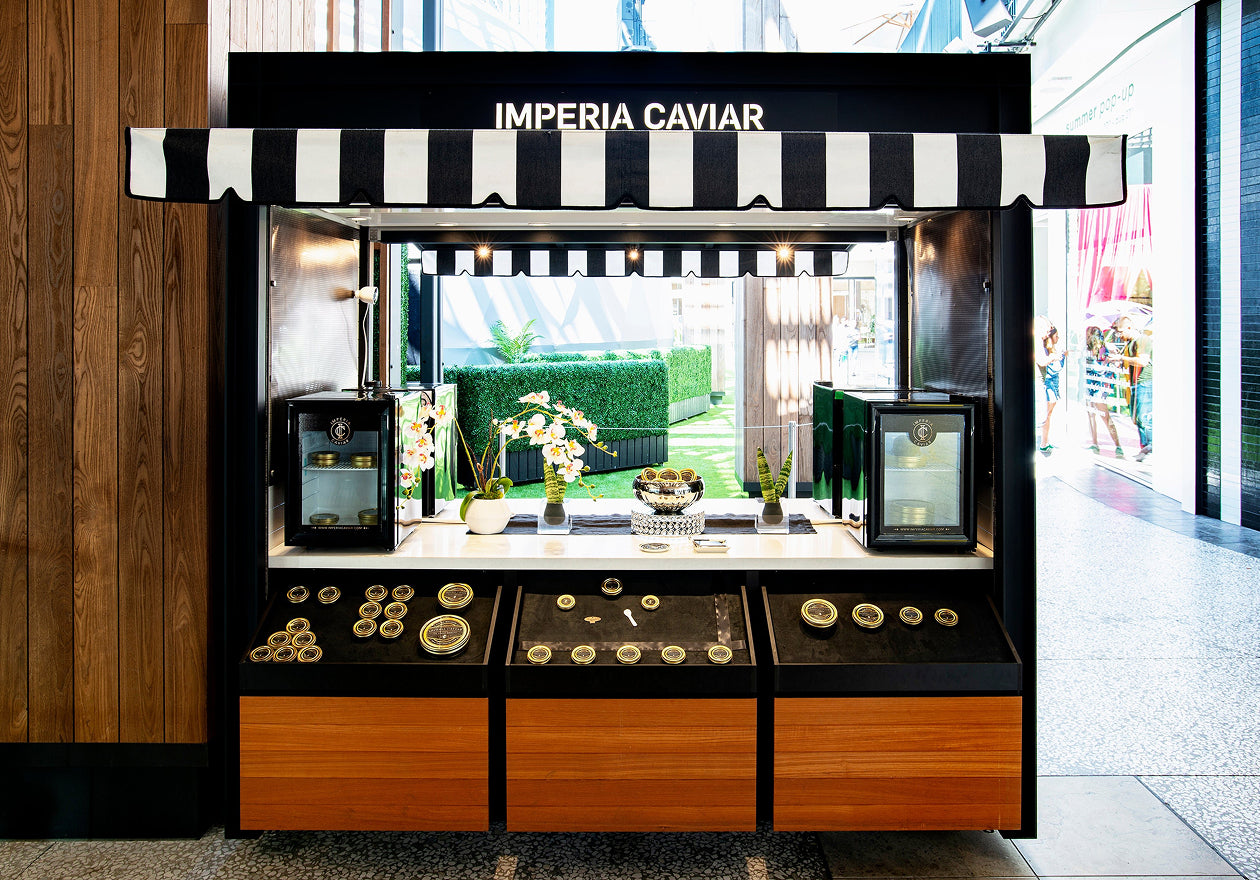 Caviar display stand 