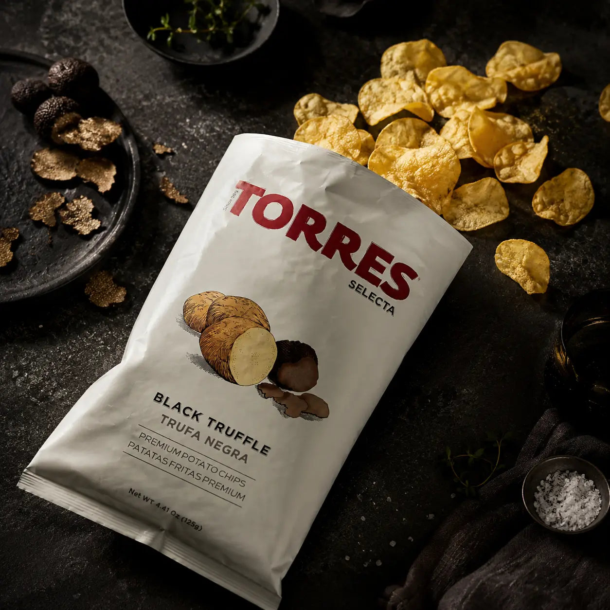 Torres Black Truffle Chips 125g