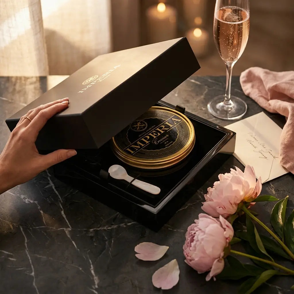 CAVIAR GIFT BOX (Caviar, Spoon & Key Included)